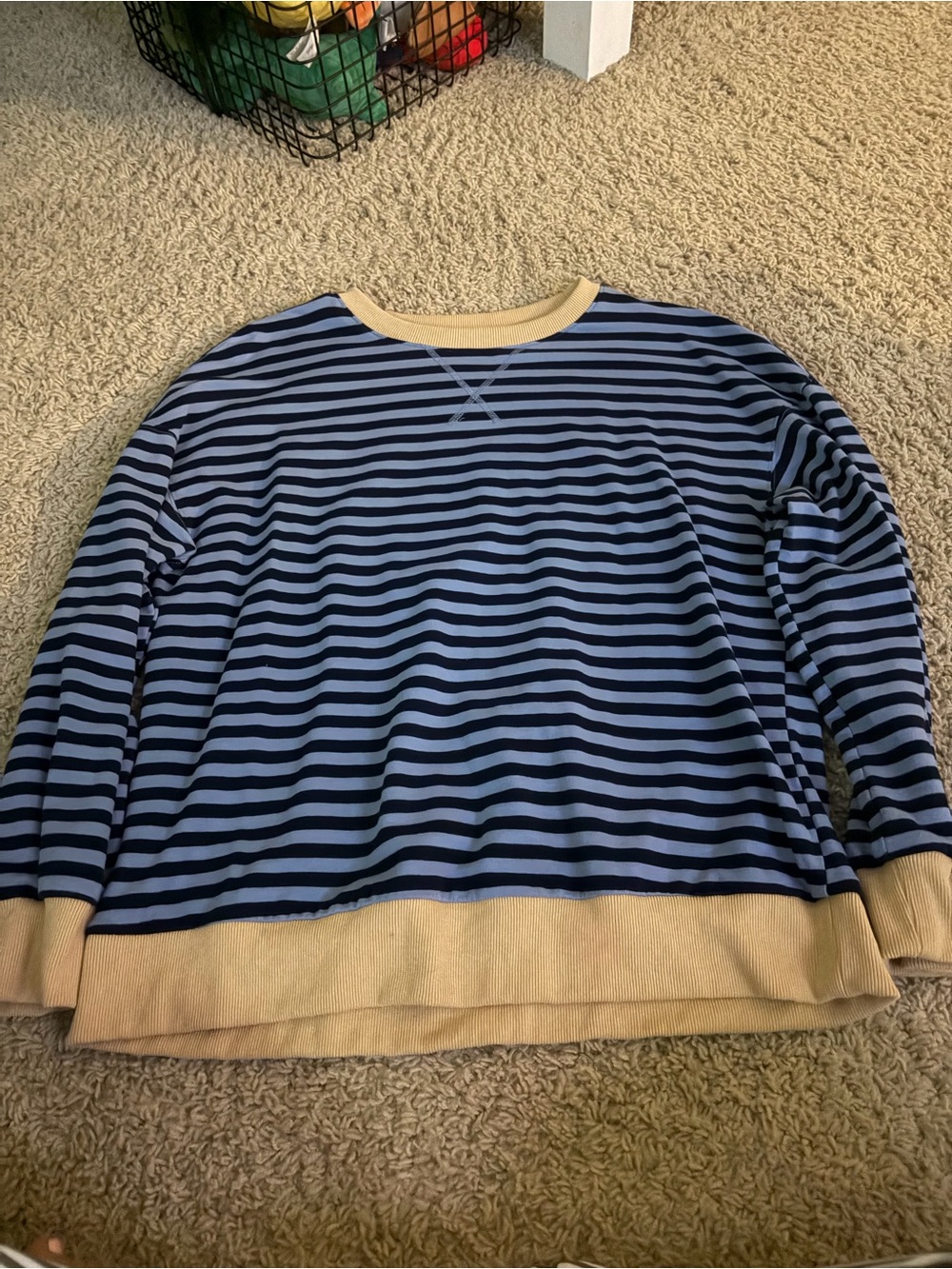 Women’s  Striped Crewneck Sweater